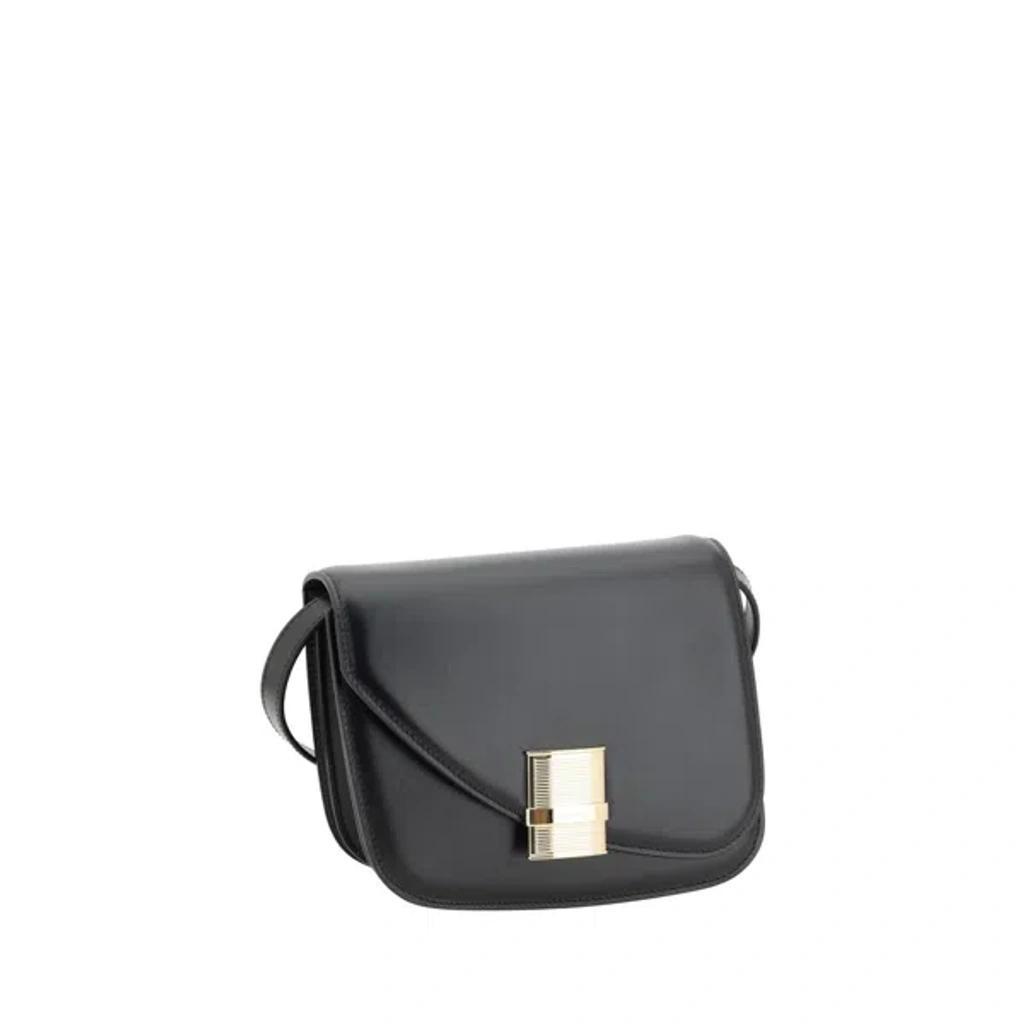 FERRAGAMO Women Fiamma Shoulder Bag In Black Product Image