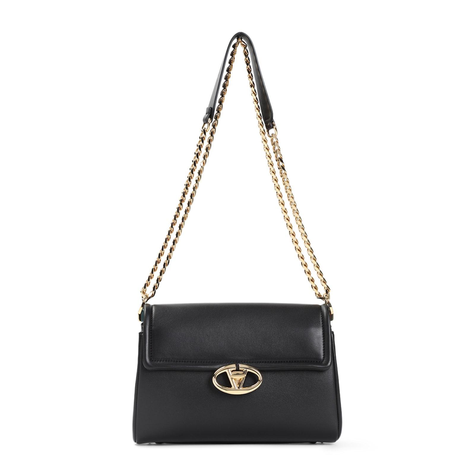 VALENTINO GARAVANI Women's Vlogo Flap Shoulder Bag In Black Product Image