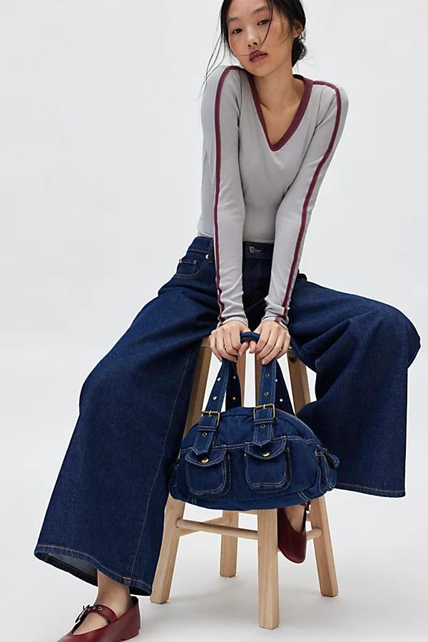 BDG Denim Duffle Shoulder Bag Womens at Urban Outfitters Product Image