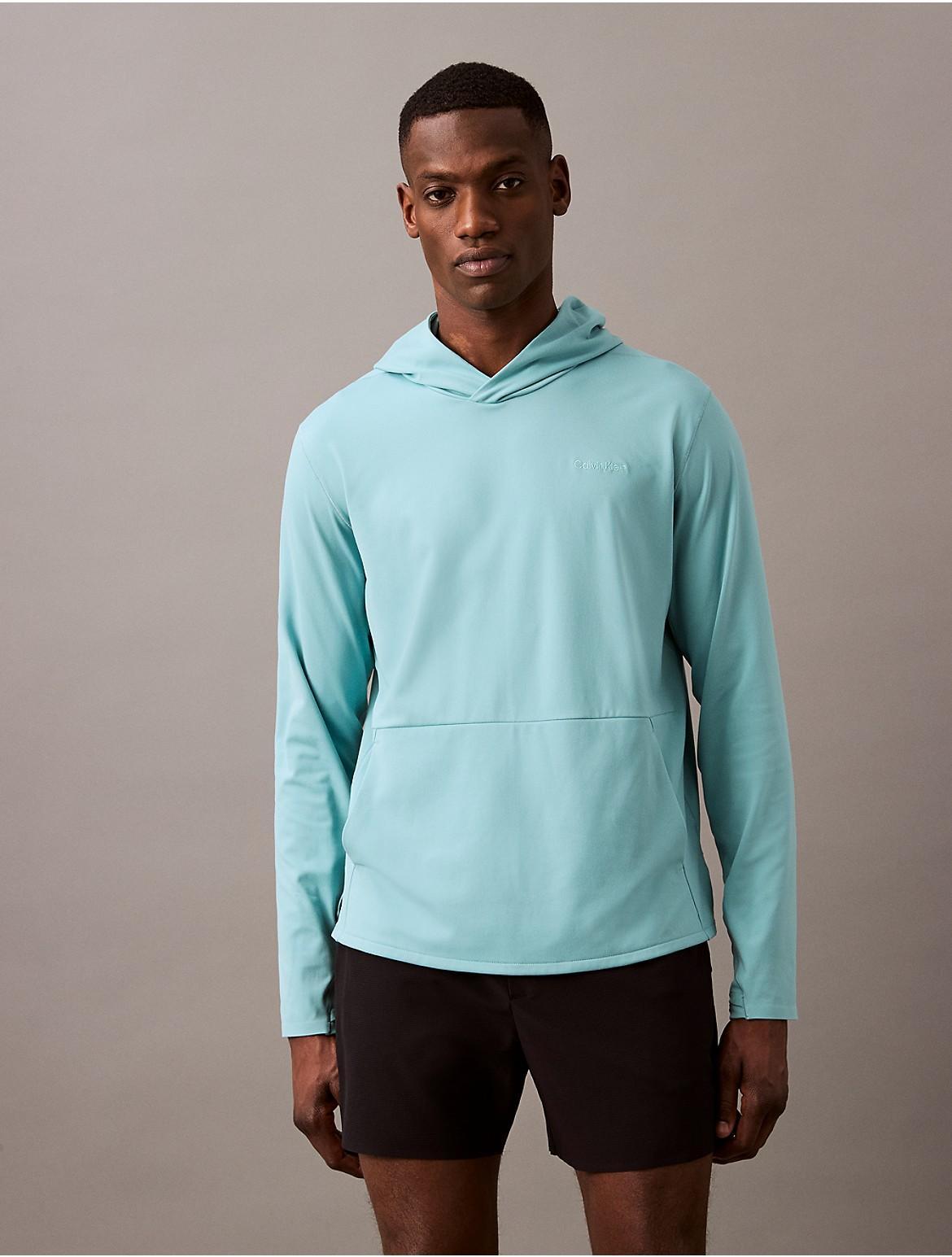 Calvin Klein Mens Soft Stretch Sport Classic Hoodie - Blue Product Image