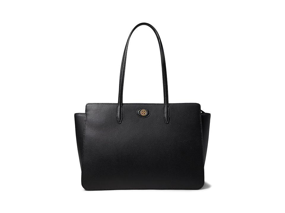 Tory Burch Robinson Pebbled Leather Medium Tote Product Image