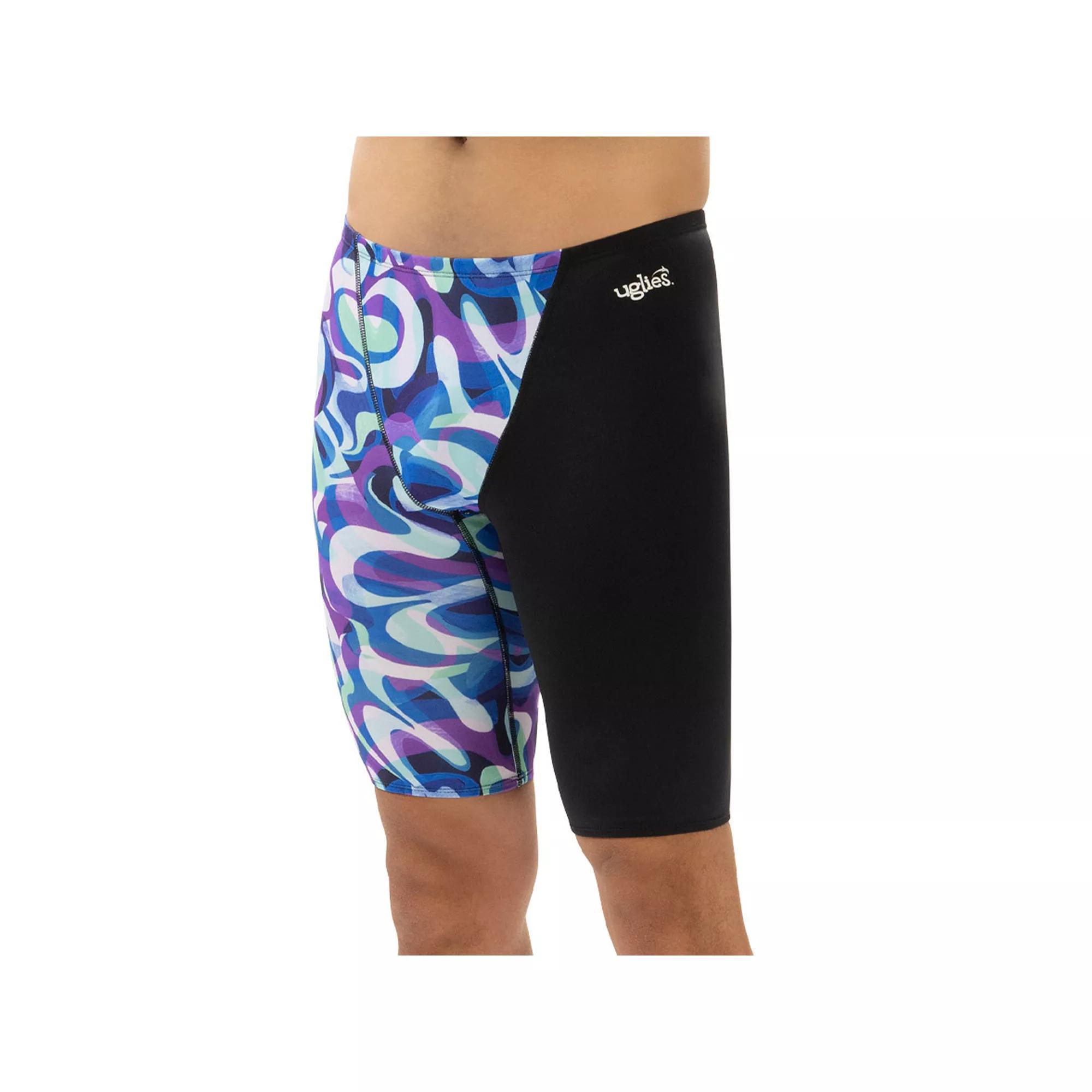 Mens Dolfin Uglies Wavy Print Jammer Swimsuit Product Image