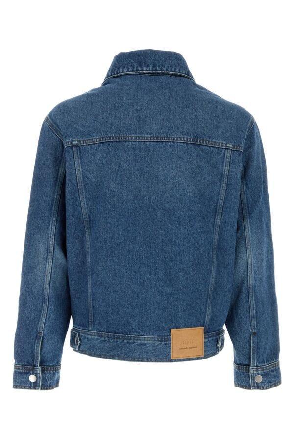 AMI ALEXANDRE MATTIUSSI Ami Man Denim Jacket In Blue Product Image