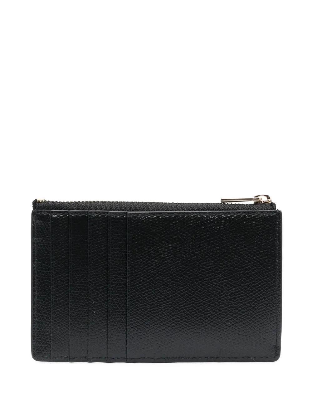 FURLA Logo-plaque Detail Wallet In Black Product Image