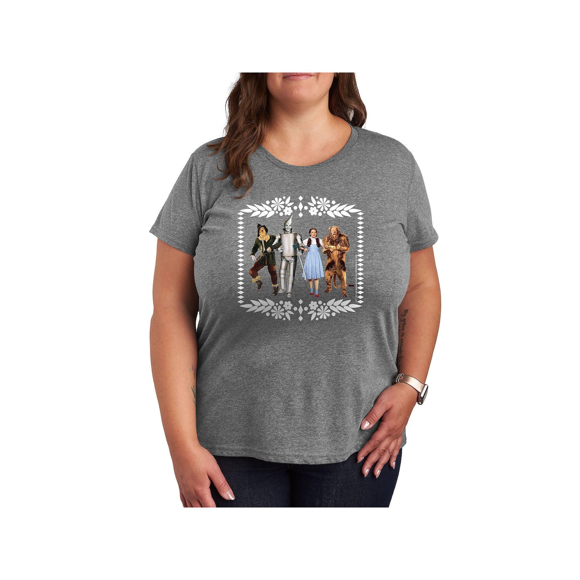 Plus Wizard of Oz Group Graphic Tee, Women's,  Product Image