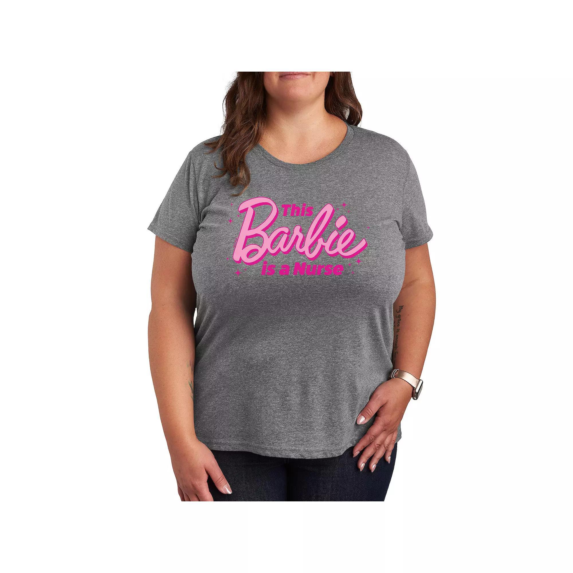 Plus Barbie® This Barbie Is A Nurse Graphic Tee, Women's,  Product Image