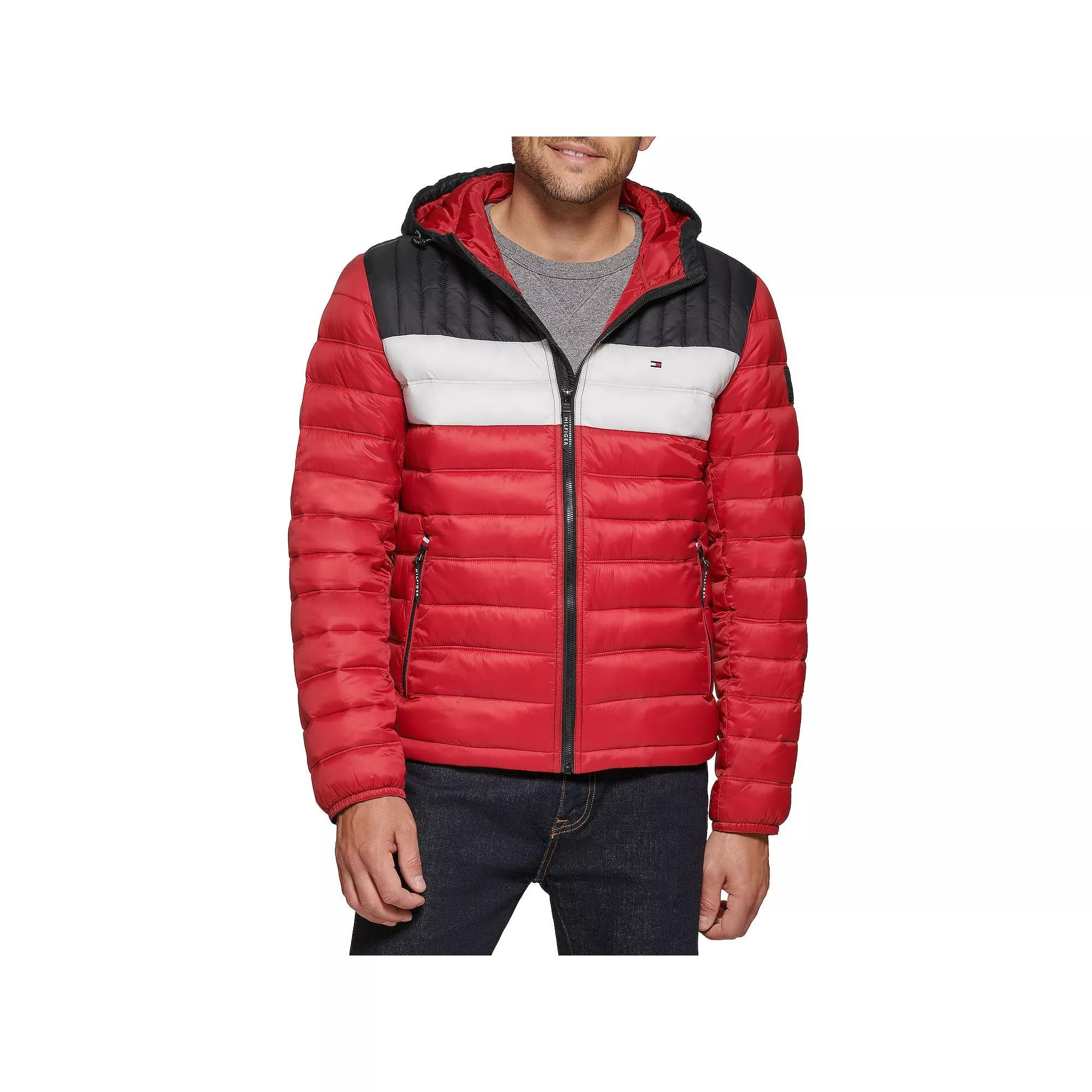 Men's Tommy Hilfiger Hooded Puffer Jacket,  Product Image