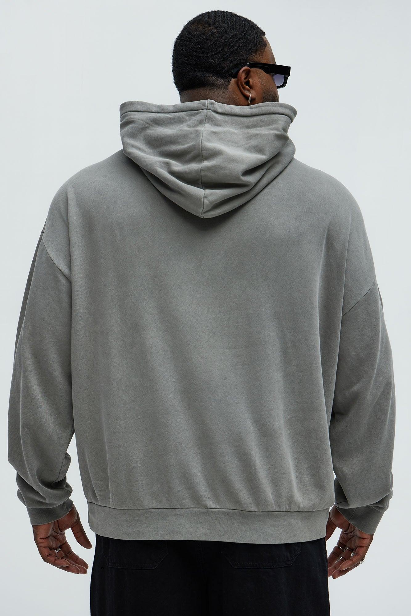 New York Round The Way Hoodie - Grey Product Image