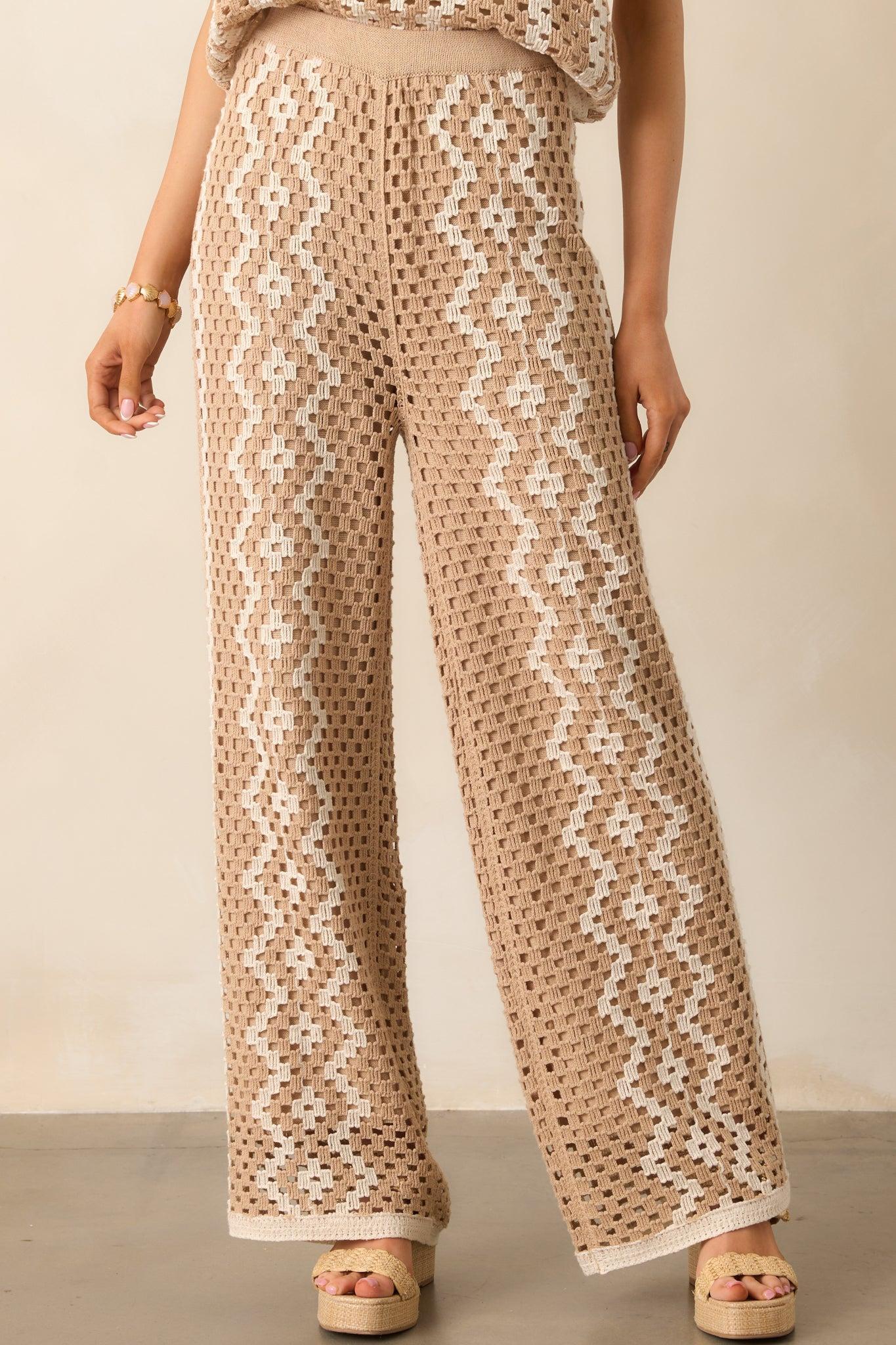 Z Supply Natural Loma Crochet Pant Product Image