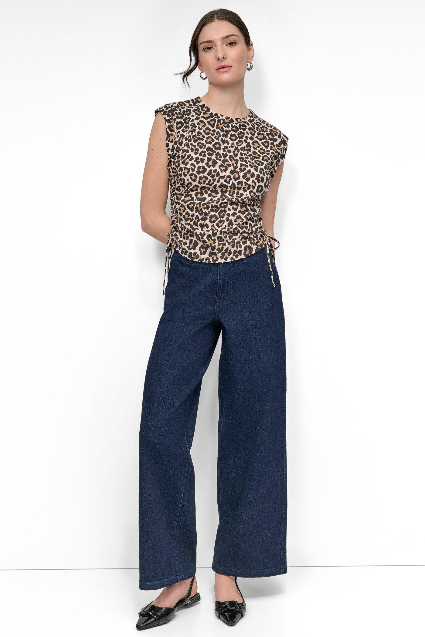 RUCHED SIDE-TIE TEE Product Image