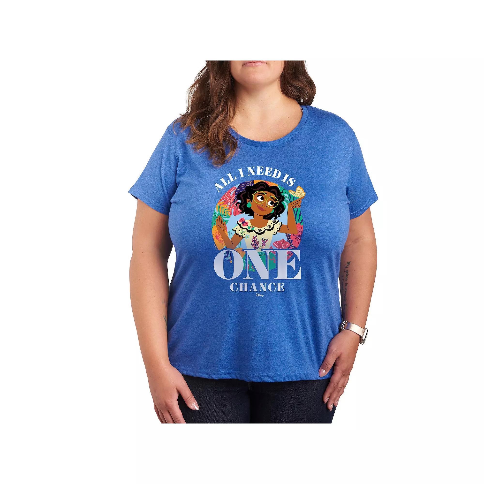 Plus Jesus Loves Me Graphic Tee, Women's, Size: 4XL, Grey Royal Blue Product Image