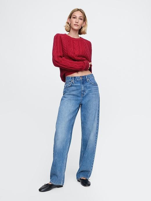 Classic Cable-Knit Sweater Product Image