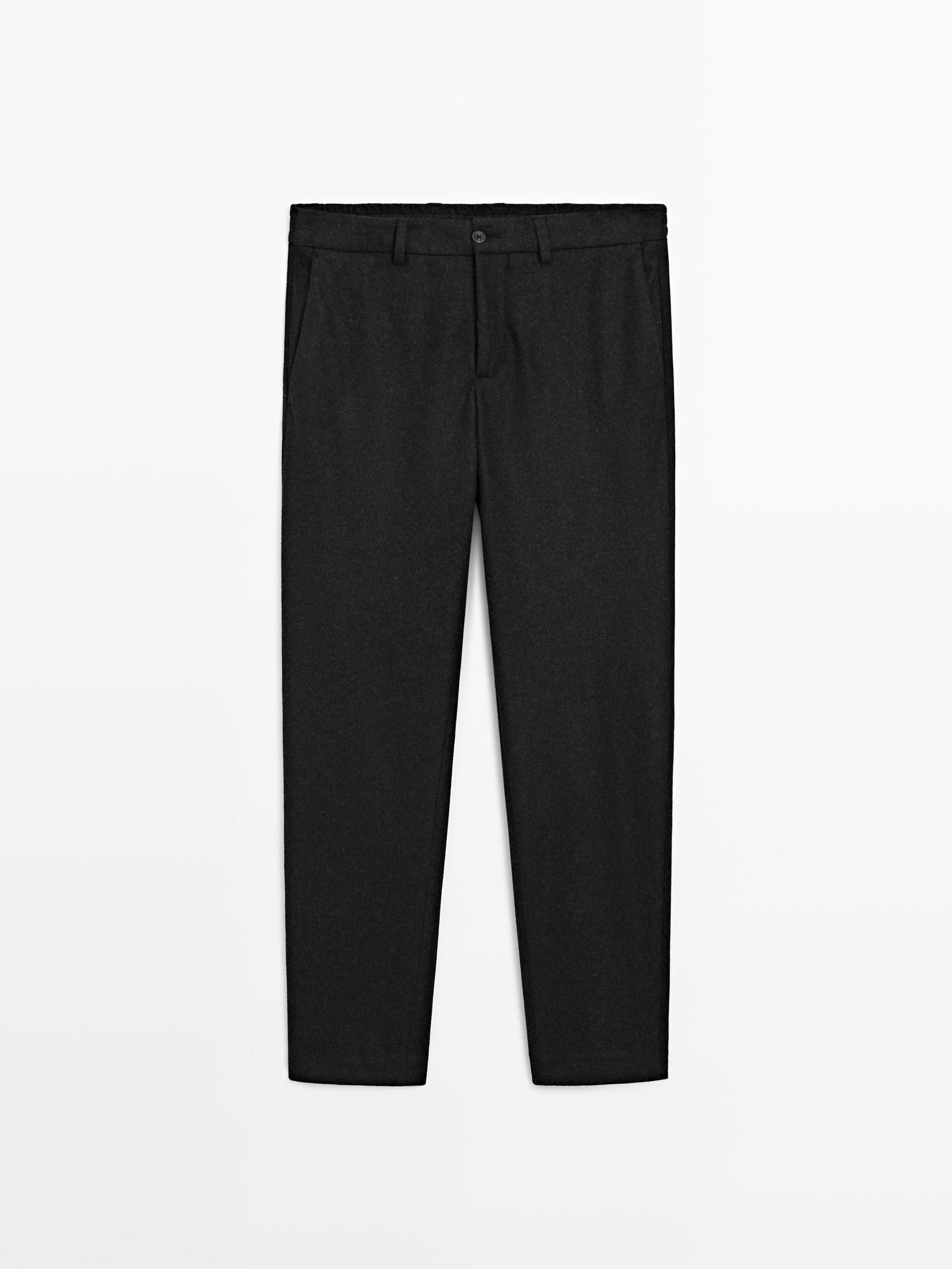 Wool blend suit trousers Product Image