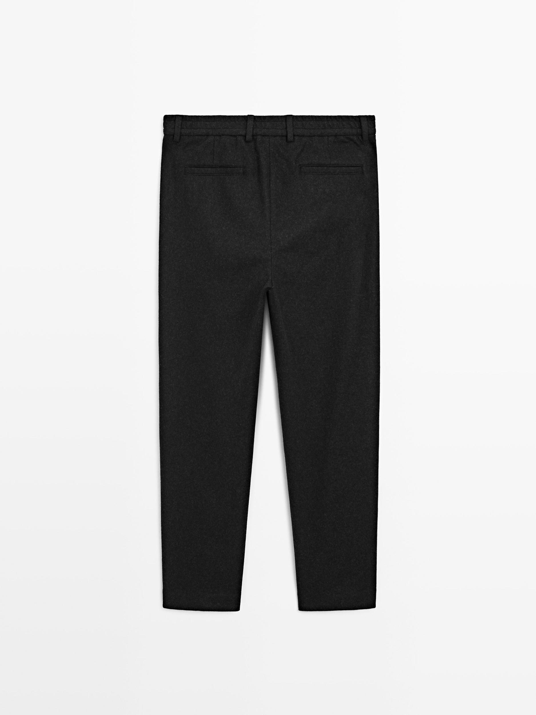 Wool blend suit trousers Product Image