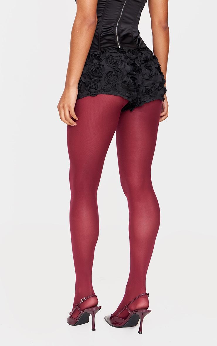  Black Rose Organza Panties Hot Pants Product Image