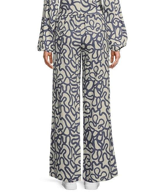 Every Doodle High Rise Wide Leg Coordinating Pants Product Image