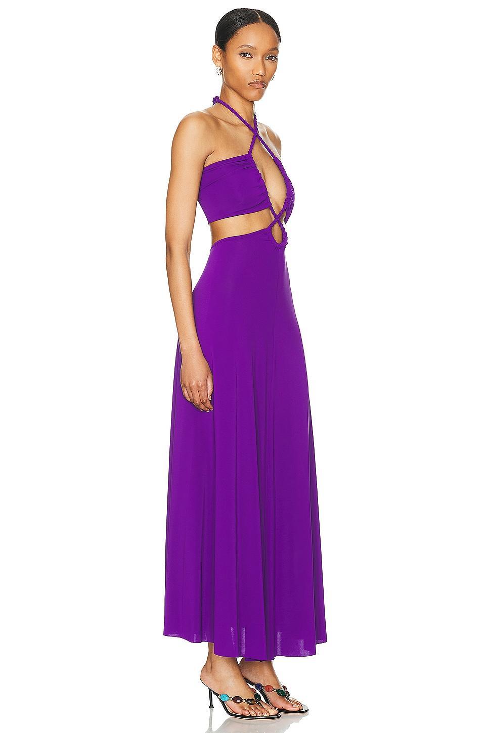 ERES Twist Tina Dress in Purple Product Image