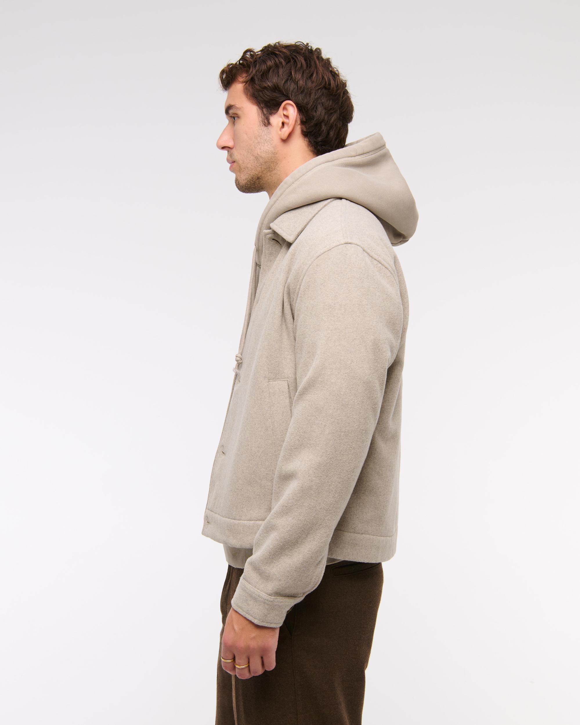 Wool-Blend Shirt Jacket Product Image