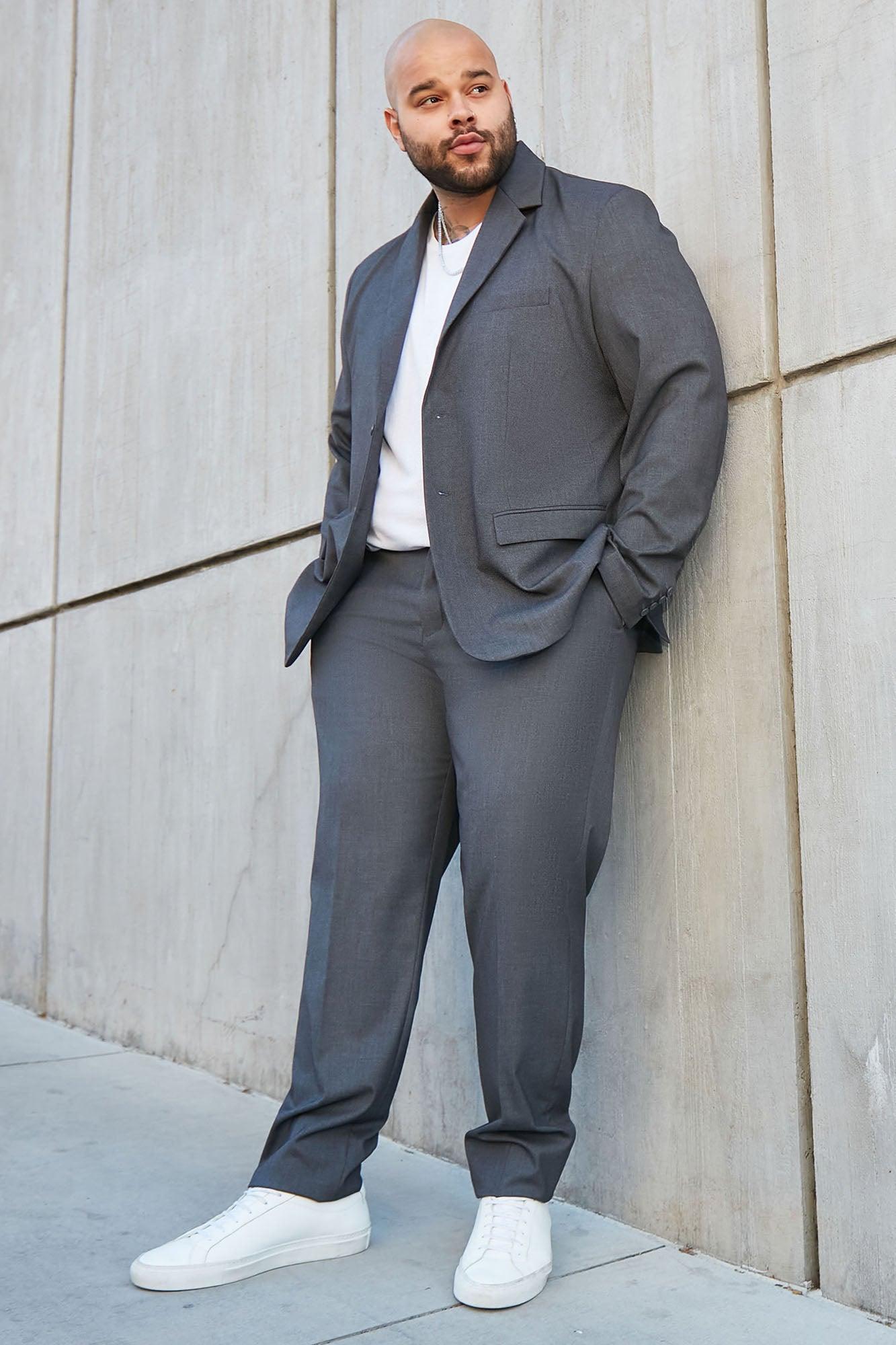 The Modern Stretch Slim Trouser - Charcoal Product Image