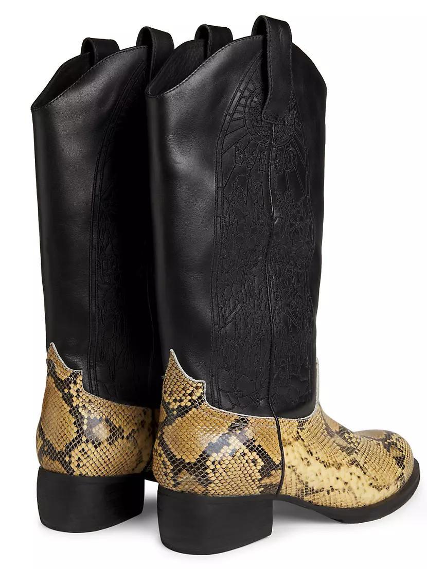 Westbound Leather Western-Style Boots Product Image