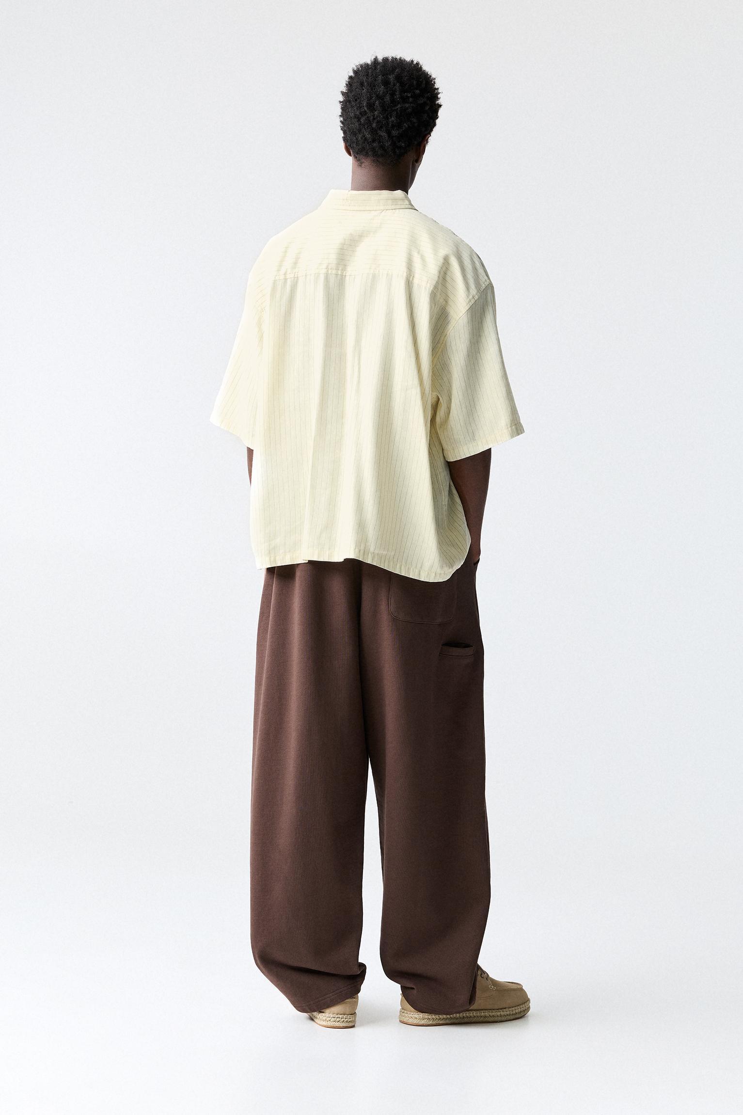 Striped short sleeve shirt Product Image