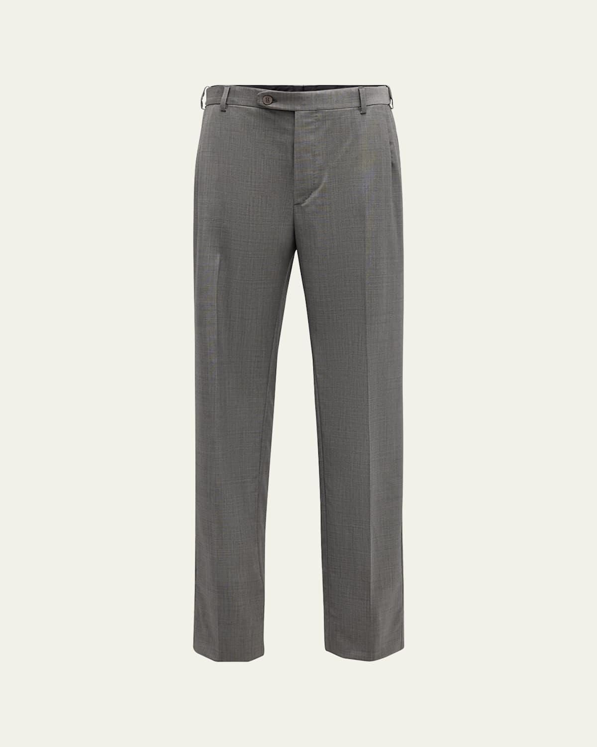 Mens Wool Sharkskin Pants Product Image