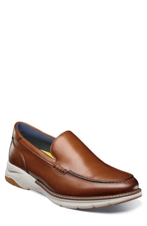 Florsheim Frenzi Moc Toe Venetian Loafer (Cognac Smooth) Men's Shoes Product Image