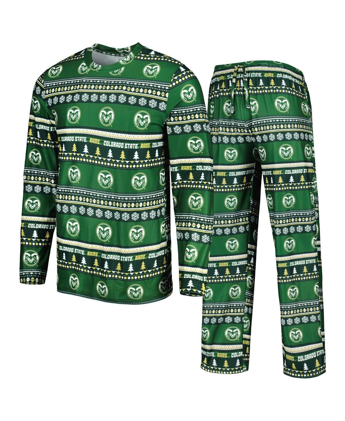 Mens Concepts Sport Colorado State Rams Swivel Long Sleeve T-Shirt & Pants Sleep Set Product Image