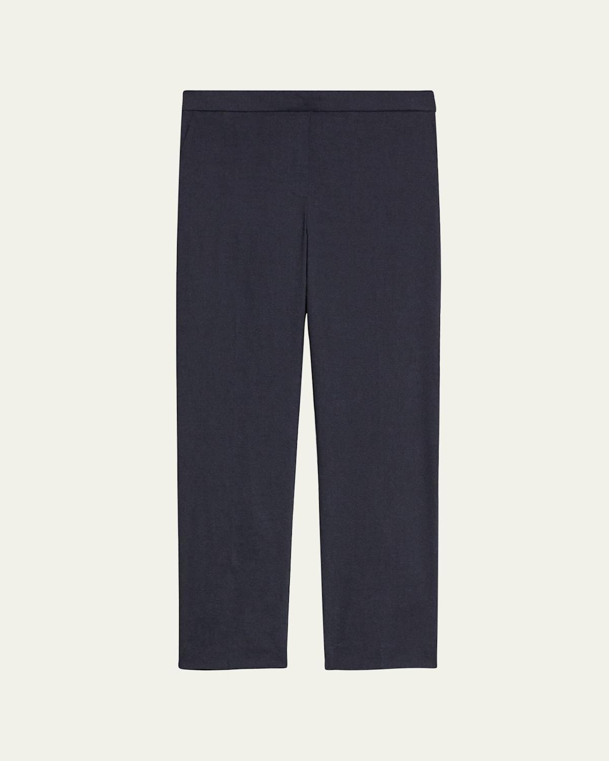Womens Treeca Linen Pull-On Crop Pants Product Image