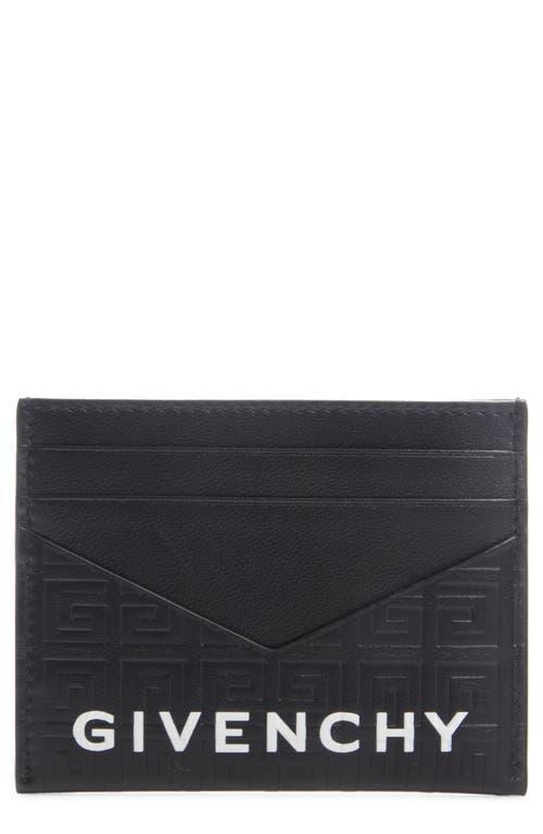 G-Essentials Monogram Cardholder in 4G Logo Leather Product Image