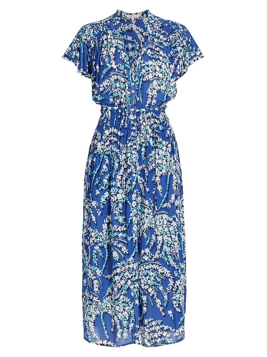 Womens Becky Floral Midi-Dress Product Image