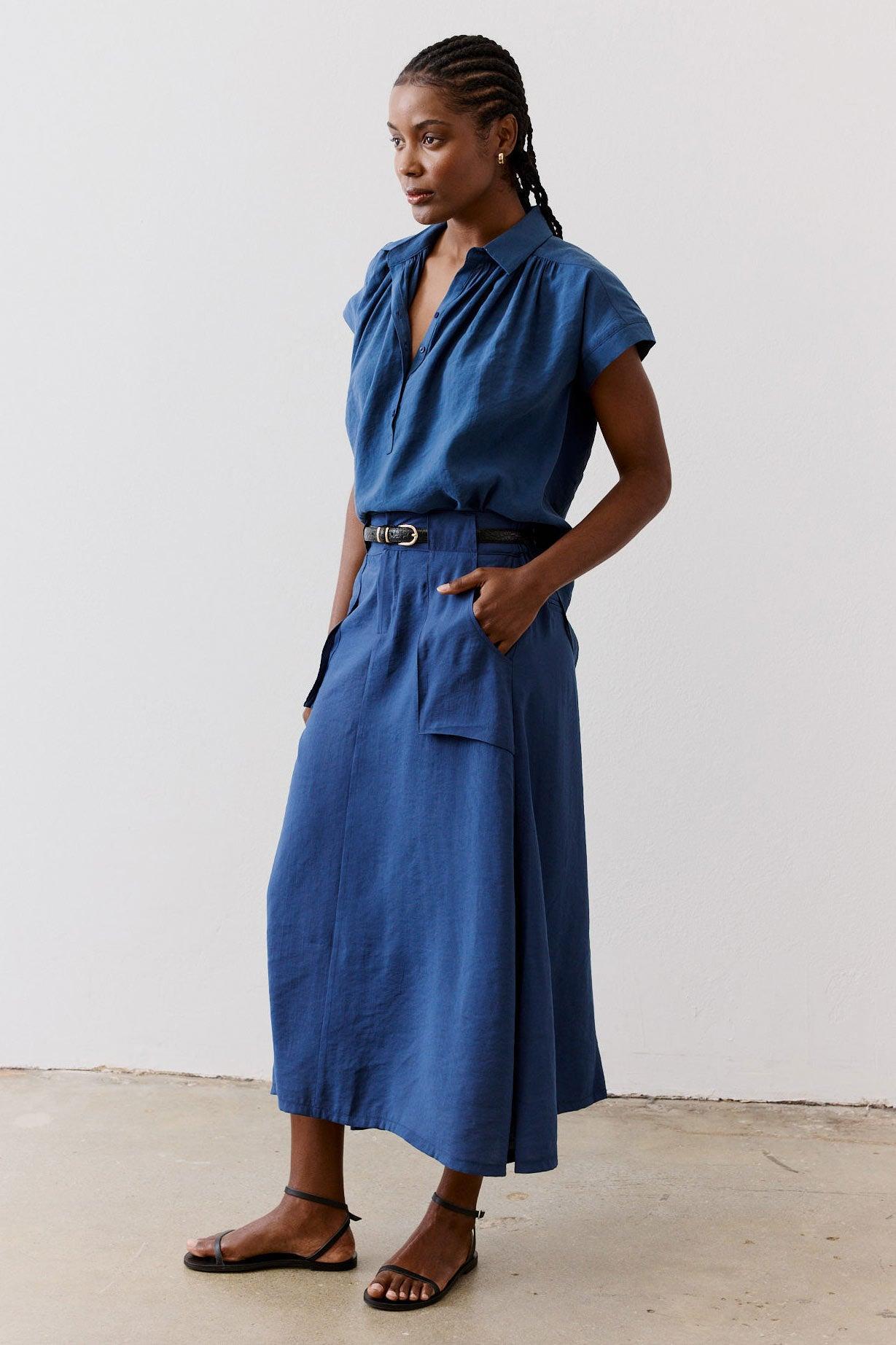 Light Poplin Utility Skirt Product Image