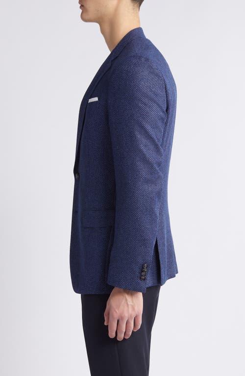 HUGO BOSS Boss Hutson Textured Sport Coat In Navy Product Image