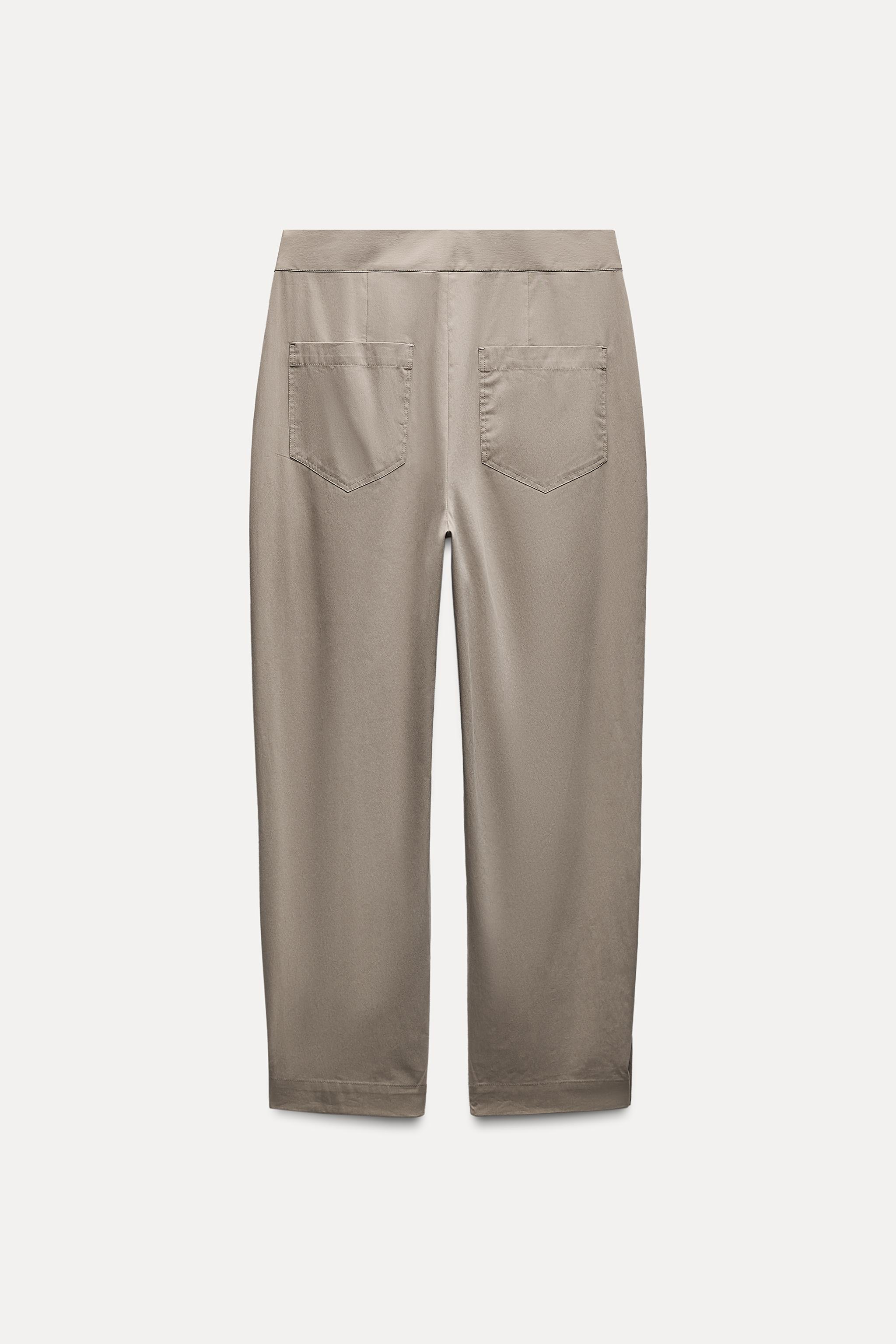 BUTTONED HEM PANTS ZW COLLECTION Product Image