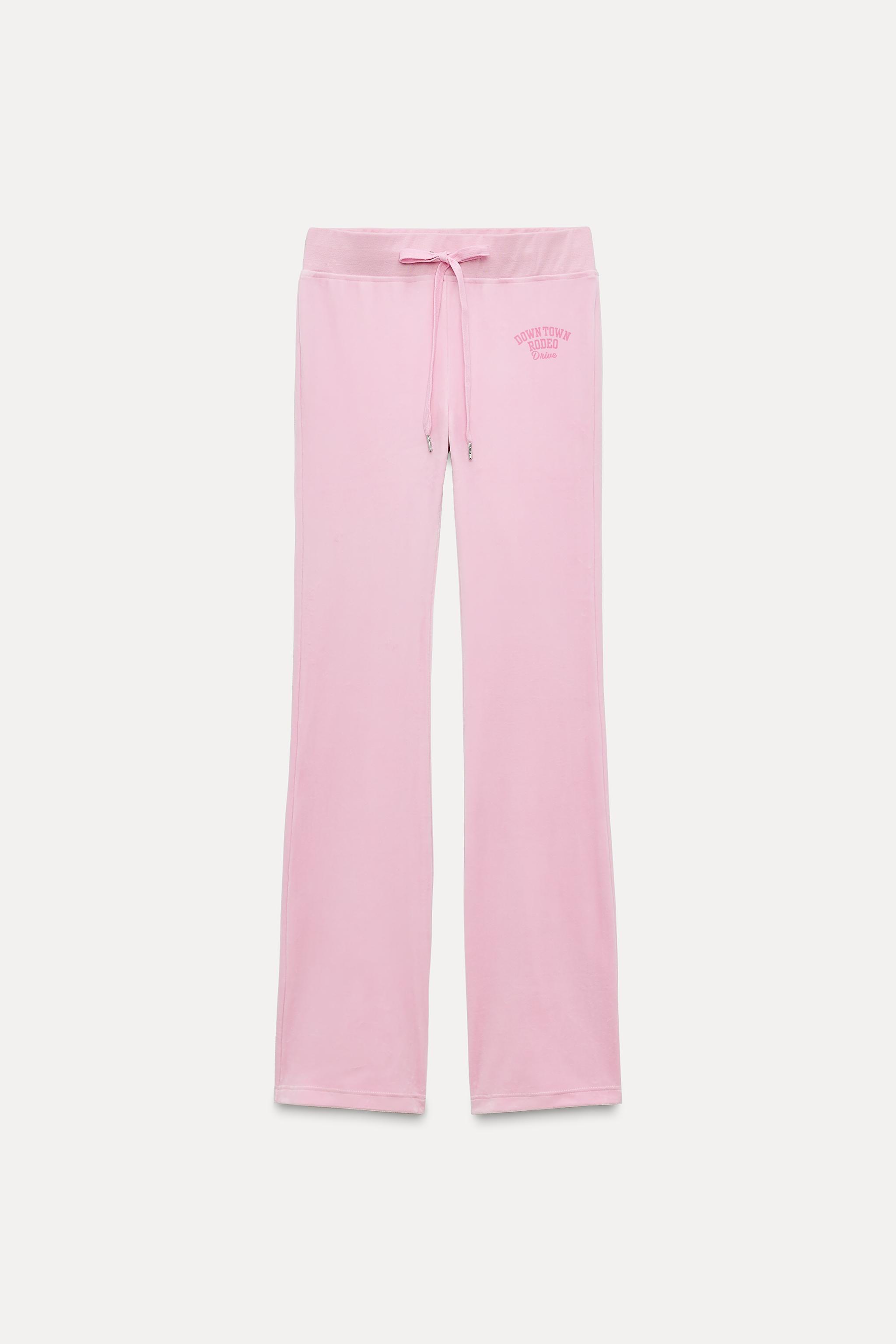 TEXT VELVET PANTS Product Image