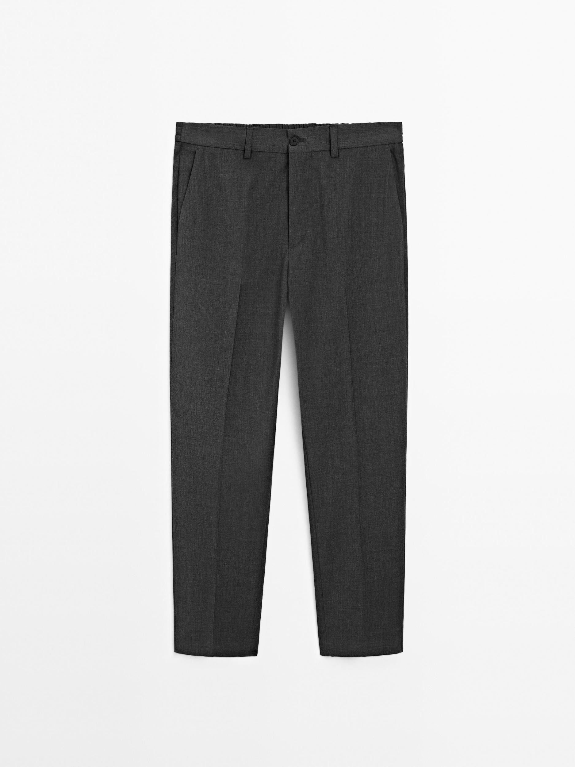 Total look wool blend trousers Product Image