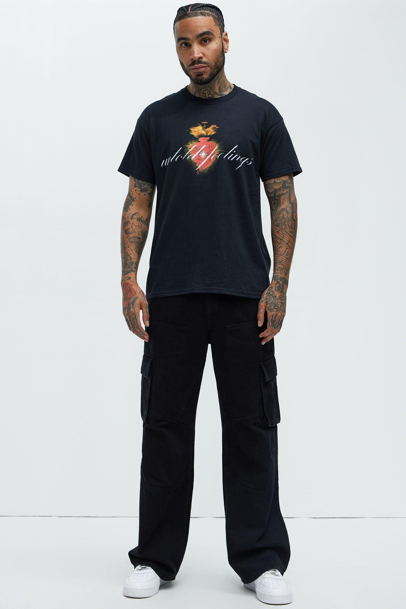 Untold Feelings Short Sleeve Tee - Black Product Image