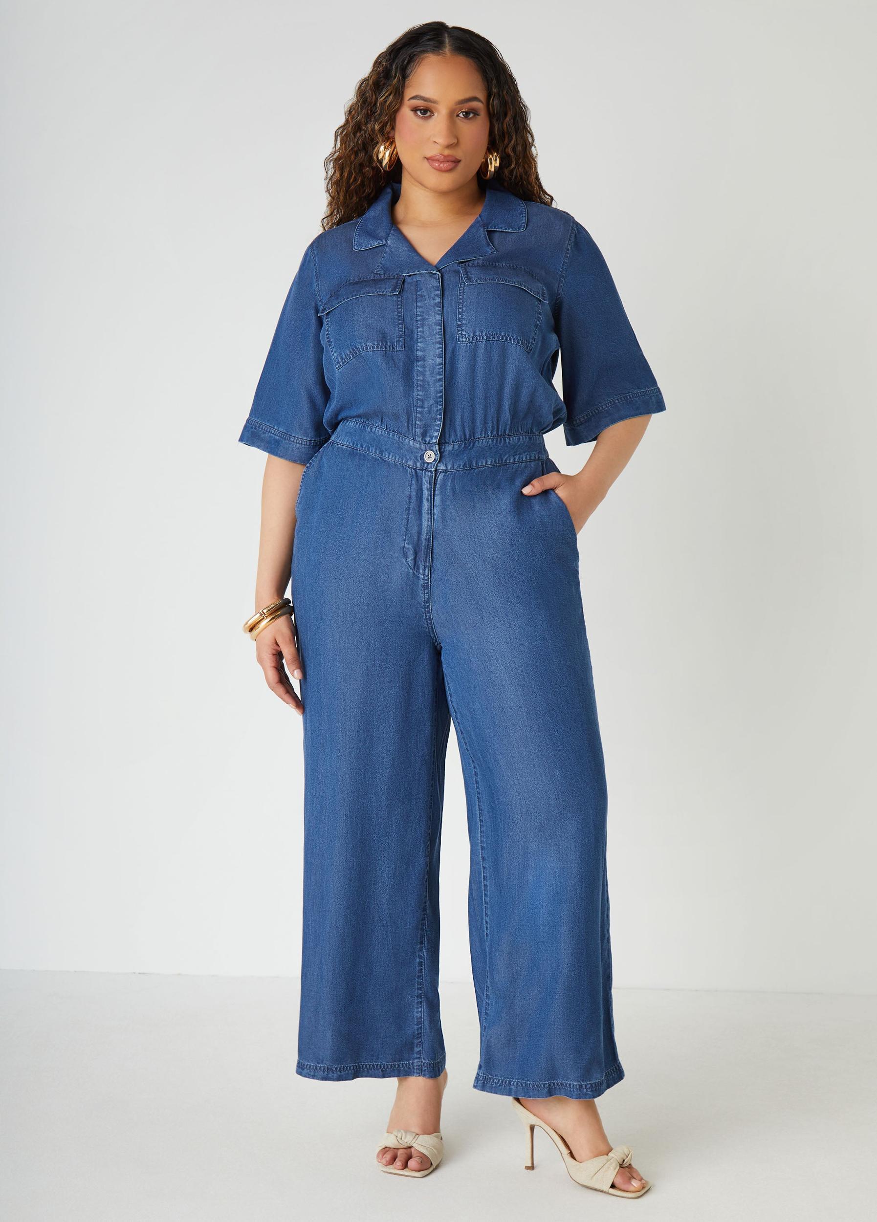 Chambray Utility Jumpsuit Product Image