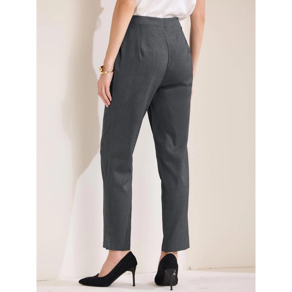 INSPIRE CHIC Women's Cropped High Waist Dress Pants Product Image