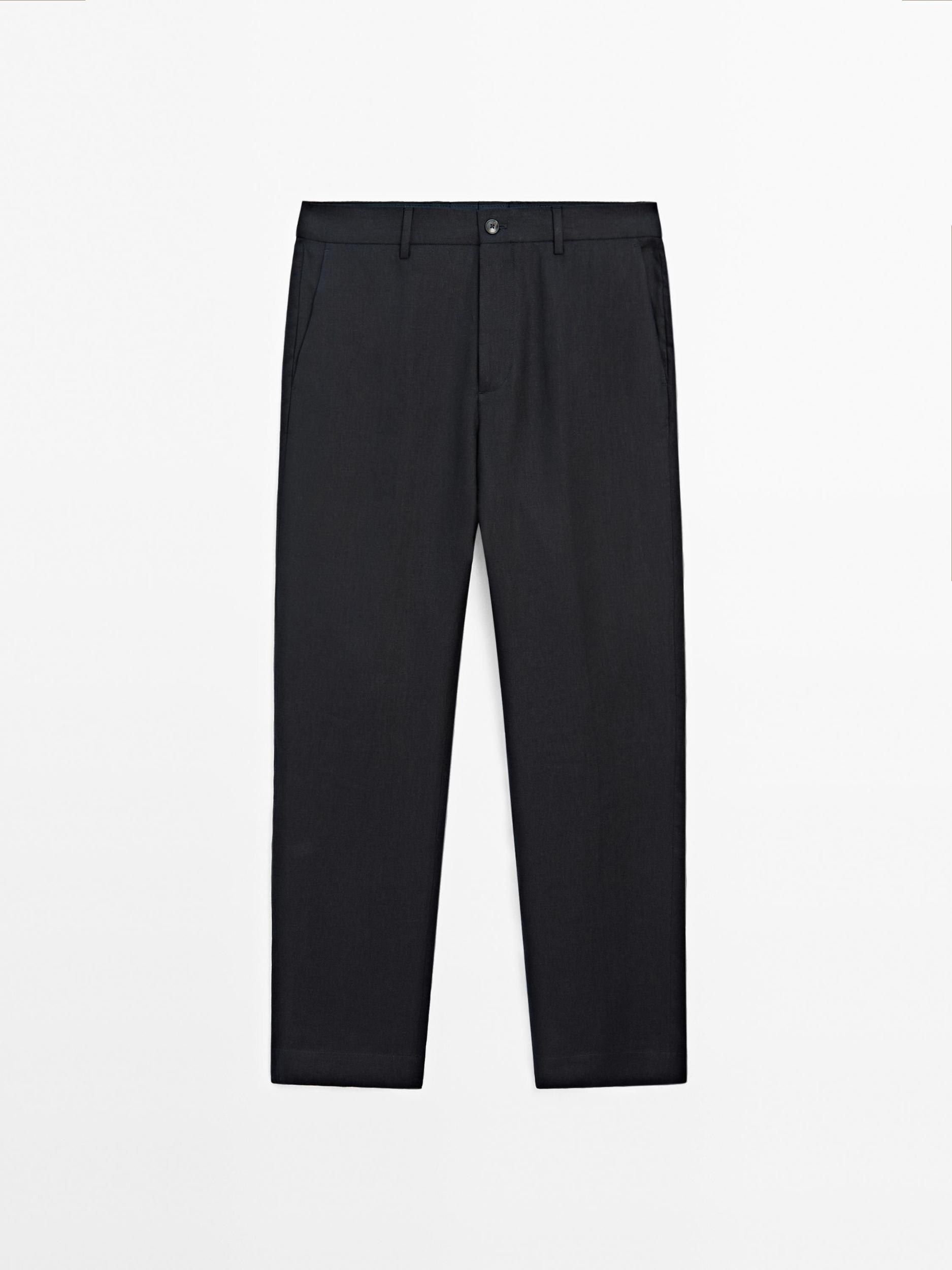 100% linen suit trousers Product Image
