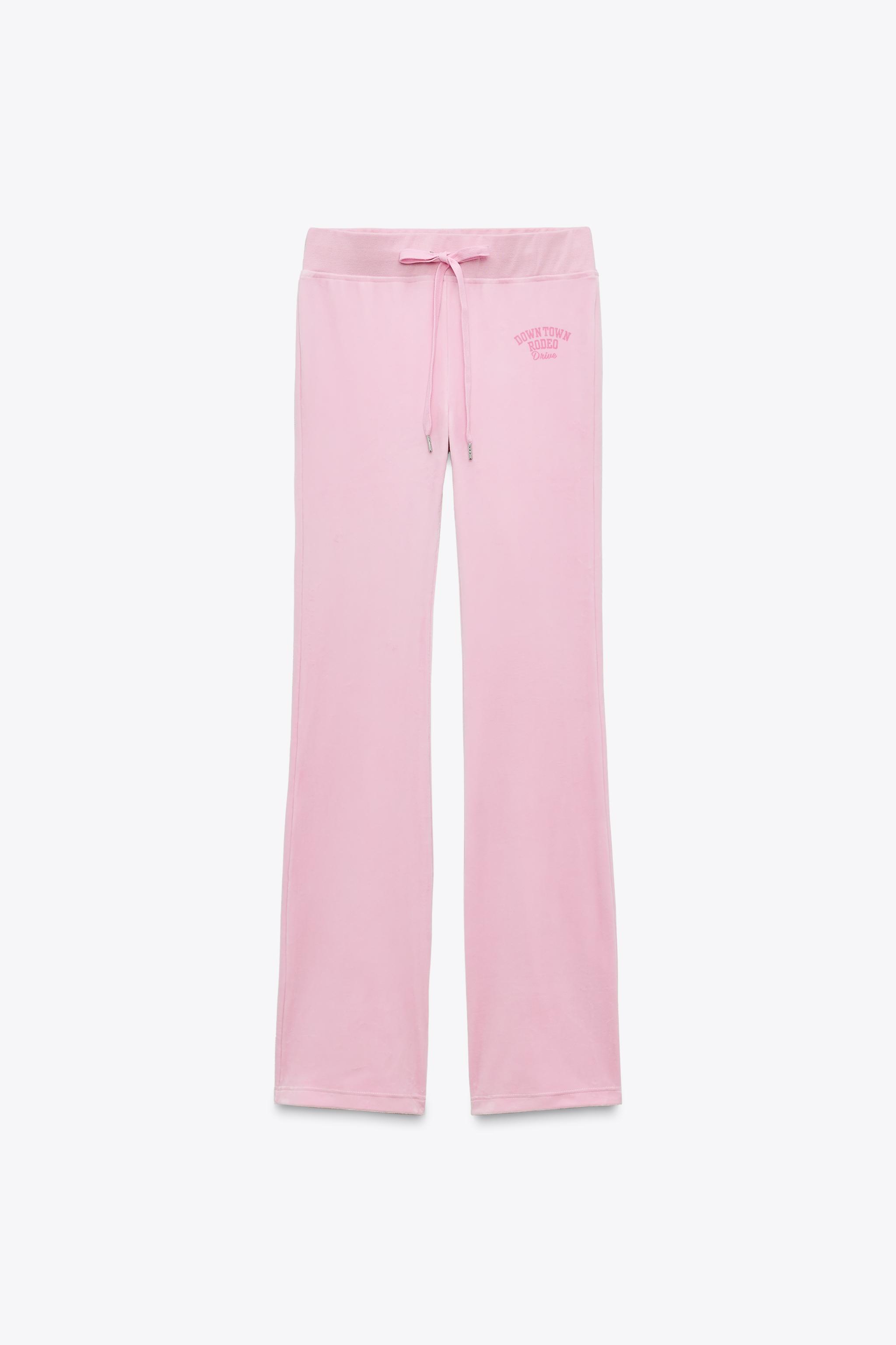 TEXT VELVET PANTS Product Image