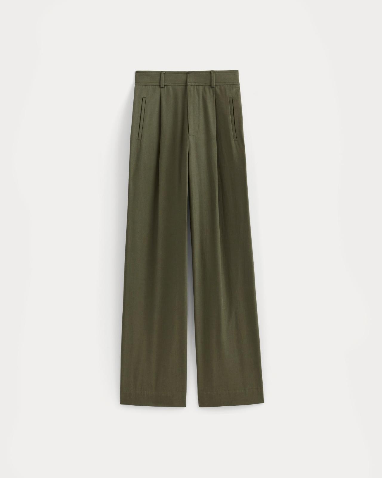 Womens Draper Pleated Pant in Buttersmooth by Everlane Product Image