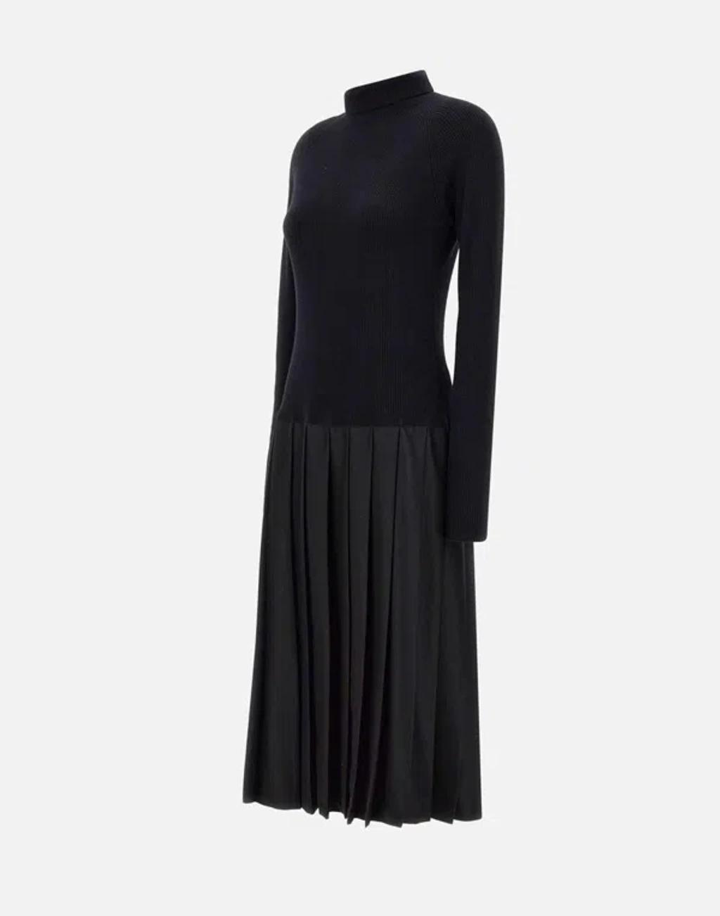 FABIANA FILIPPI Pleated Maxi Dress In Black Product Image