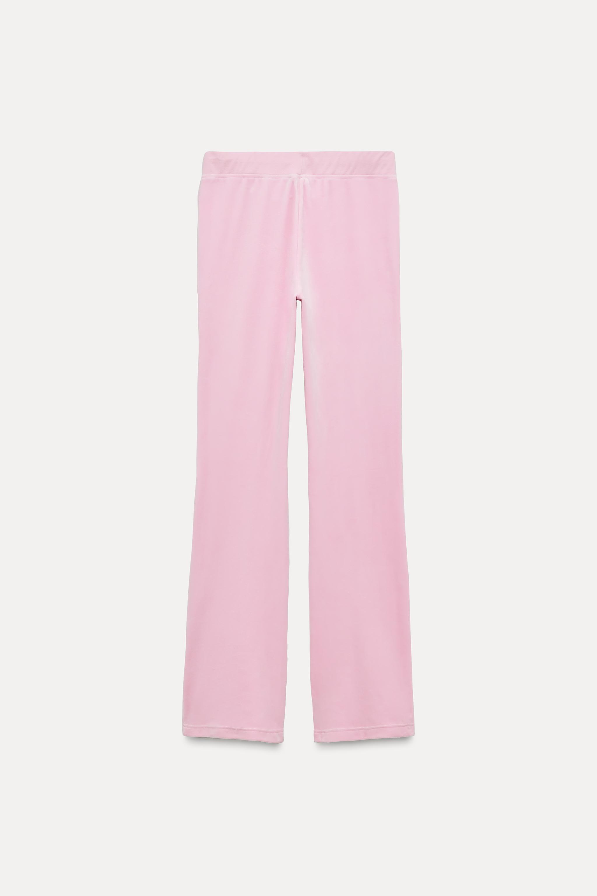 TEXT VELVET PANTS Product Image