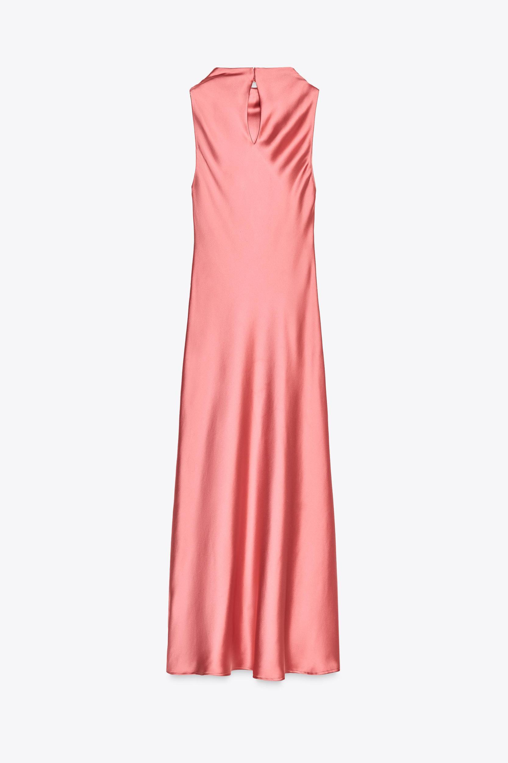 SATIN MIDI DRESS Product Image