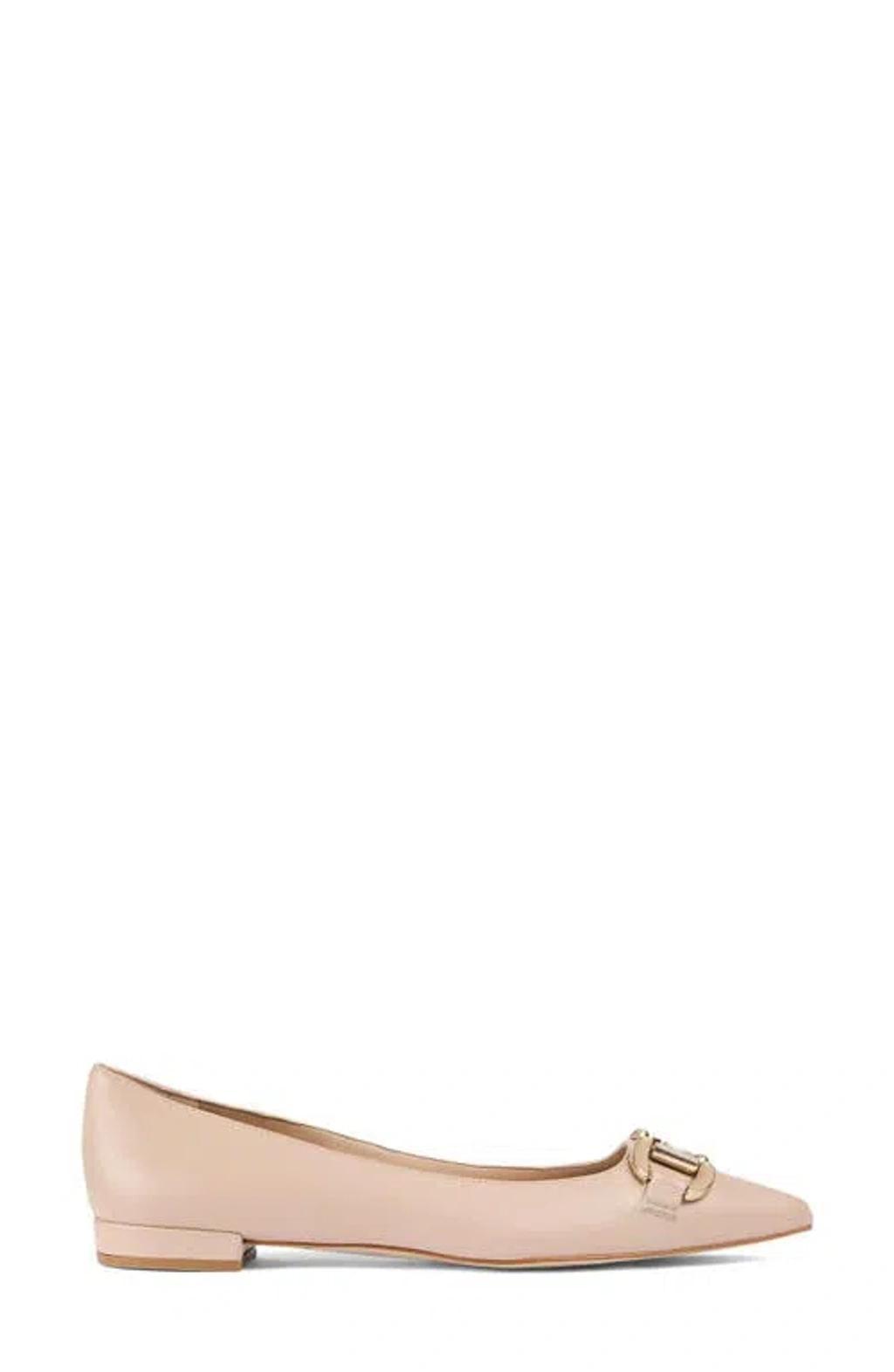 LK BENNETT Natalya Pointed Toe Flat In Trench Product Image