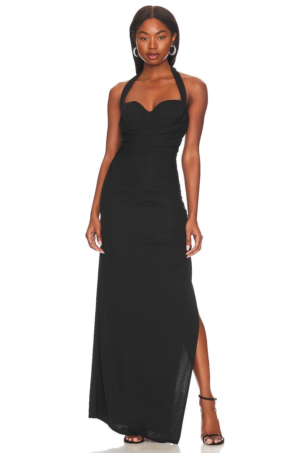 Naima Ruched Maxi Dress LPA Product Image