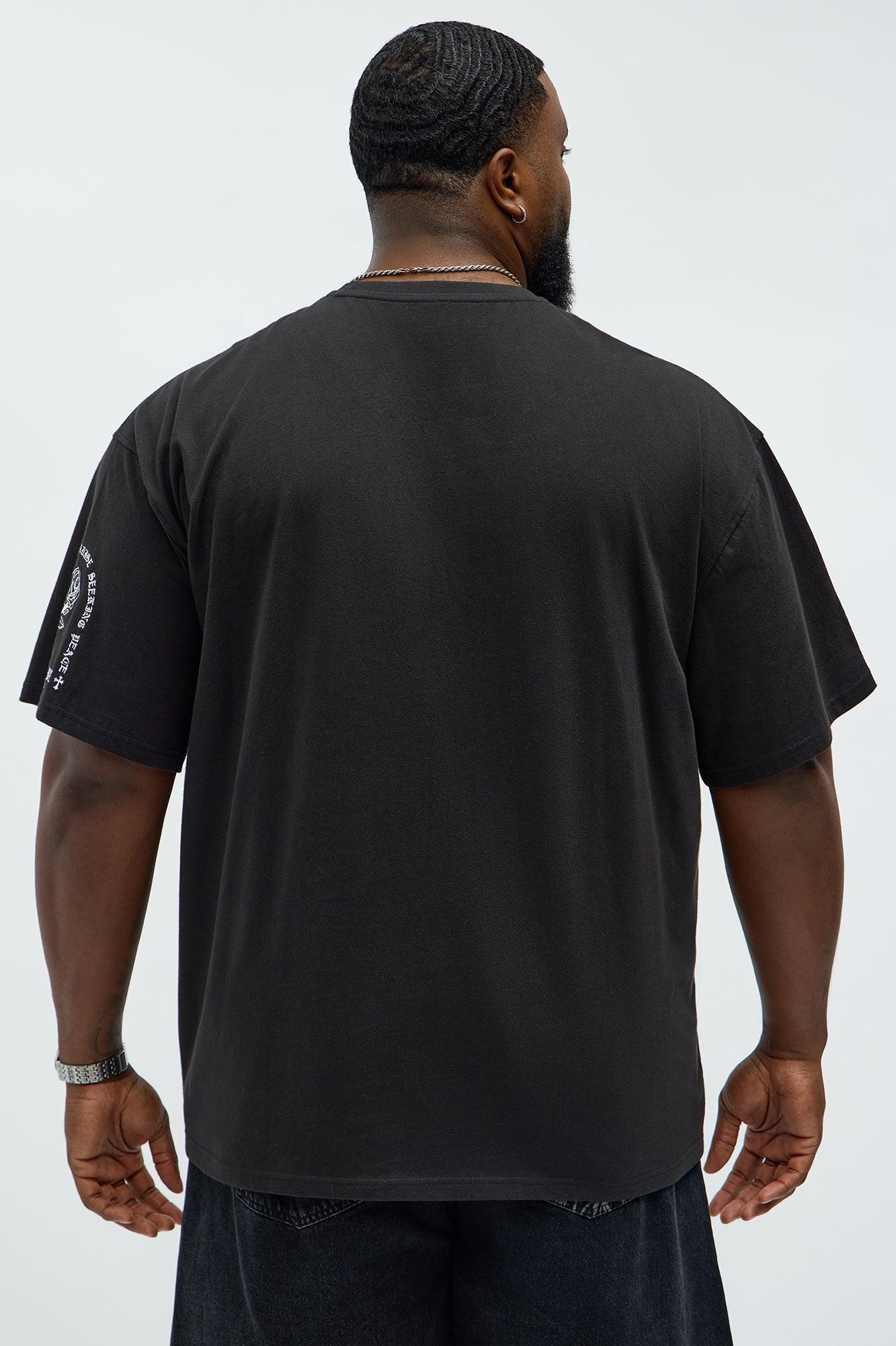 Short Sleeve Solitude From Chaos Tee - Black Male Product Image