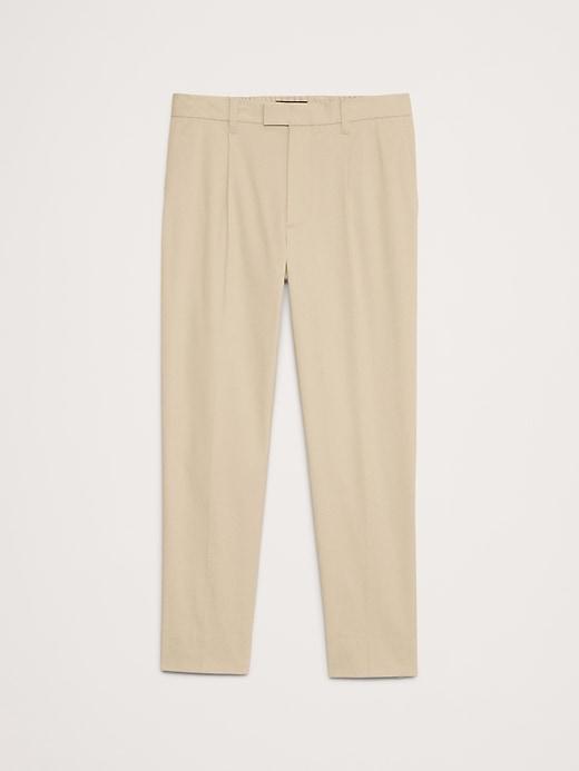 Pleated Cropped Italian-Stretch Chino Product Image