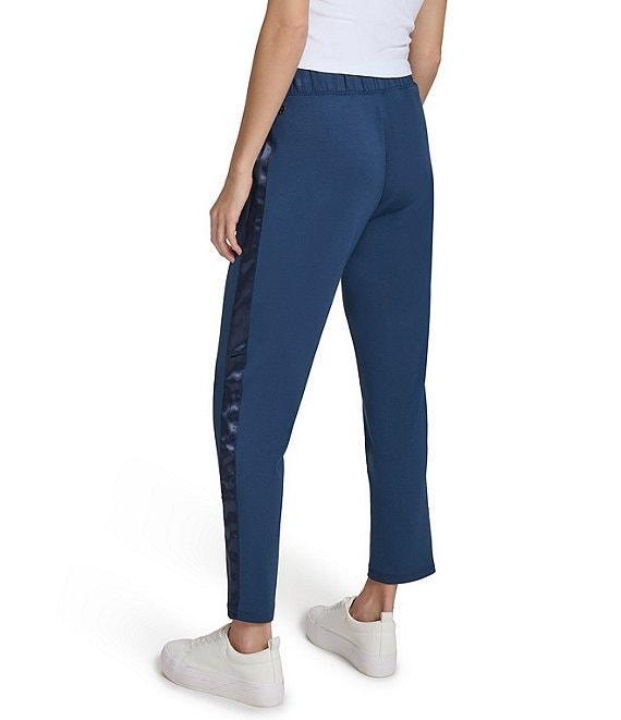 Andrew Marc Sport Scuba Pull-On Slim Leg Pant with Satin Trim Product Image